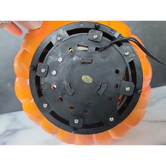 Fiber Optic Halloween Fall Pumpkin Decor Light Up Plug In Vintage Foremost - Picture 10 of 10